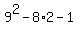 9%5E2-8%2A2-1
