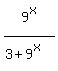 9%5Ex%2F%283+%2B+9%5Ex%29