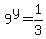 9%5Ey+=+1%2F3