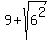 9+%2B+sqrt%286%5E2%29