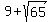 9+%2B+sqrt%2865%29