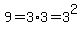 9+=+3%2A3+=+3%5E2