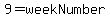 9+=+weekNumber