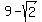 9+-sqrt%28+2+%29+