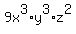 9+x%5E3%2Ay%5E3%2Az%5E2