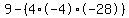 9-%284%2A-4%2A-28%29