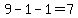 9-1-1=7
