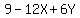 9-12X%2B6Y