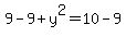 9-9%2By%5E2=10-9