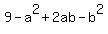 9-a%5E2%2B2ab-b%5E2