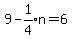 9-expr%281%2F4%29n=6