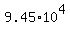 9.45%2A10+%5E4++