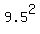 9.5%5E2