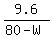9.6%2F%2880+-+W%29