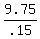 9.75%2F.15