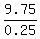 9.75%2F0.25