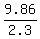 9.86%2F2.3
