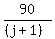 90%2F%28%28j%2B1%29%29