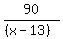 90%2F%28%28x-13%29%29