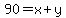 90=x%2By