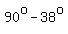 90%5Eo+-+38%5Eo