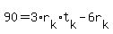 90+=+3%2Ar%5Bk%5D%2At%5Bk%5D+-+6r%5Bk%5D