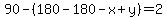 90-%28180-180-x%2By%29=2