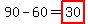 90-60=highlight%2830%29
