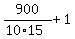 900%2F%2810%2A15%29+%2B+1
