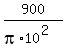 900%2F%28pi%2A10%5E2%29
