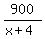 900%2F%28x%2B4%29