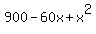 900-60x%2Bx%5E2