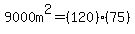 9000m%5E2=%28120%29%2875%29