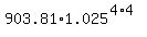 903.81%2A1.025%5E%284%2A4%29