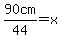 90cm%2F44=x