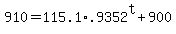 910+=+115.1%2A.9352%5Et+%2B+900