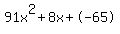 91x%5E2%2B8x%2B-65