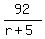92%2F%28r%2B5%29