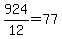 924%2F12=77
