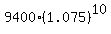 9400%281.075%29%5E10