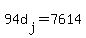 94d%5Bj%5D+=+7614