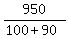 950%2F%28100%2B90%29