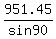 951.45%2Fsin+90