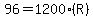 96=1200%28R%29