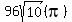 96sqrt%2810%29%28pi%29
