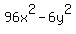 96x%5E2-6y%5E2