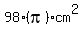 98%28pi%29cm%5E2