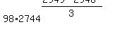 98%2A2744%5E%28%282949-2948%29%2F3%29+