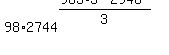 98%2A2744%5E%28%28983%2A3-2948%29%2F3%29+