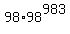 98%2A98%5E983